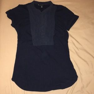 Banana Republic navy annabelle top